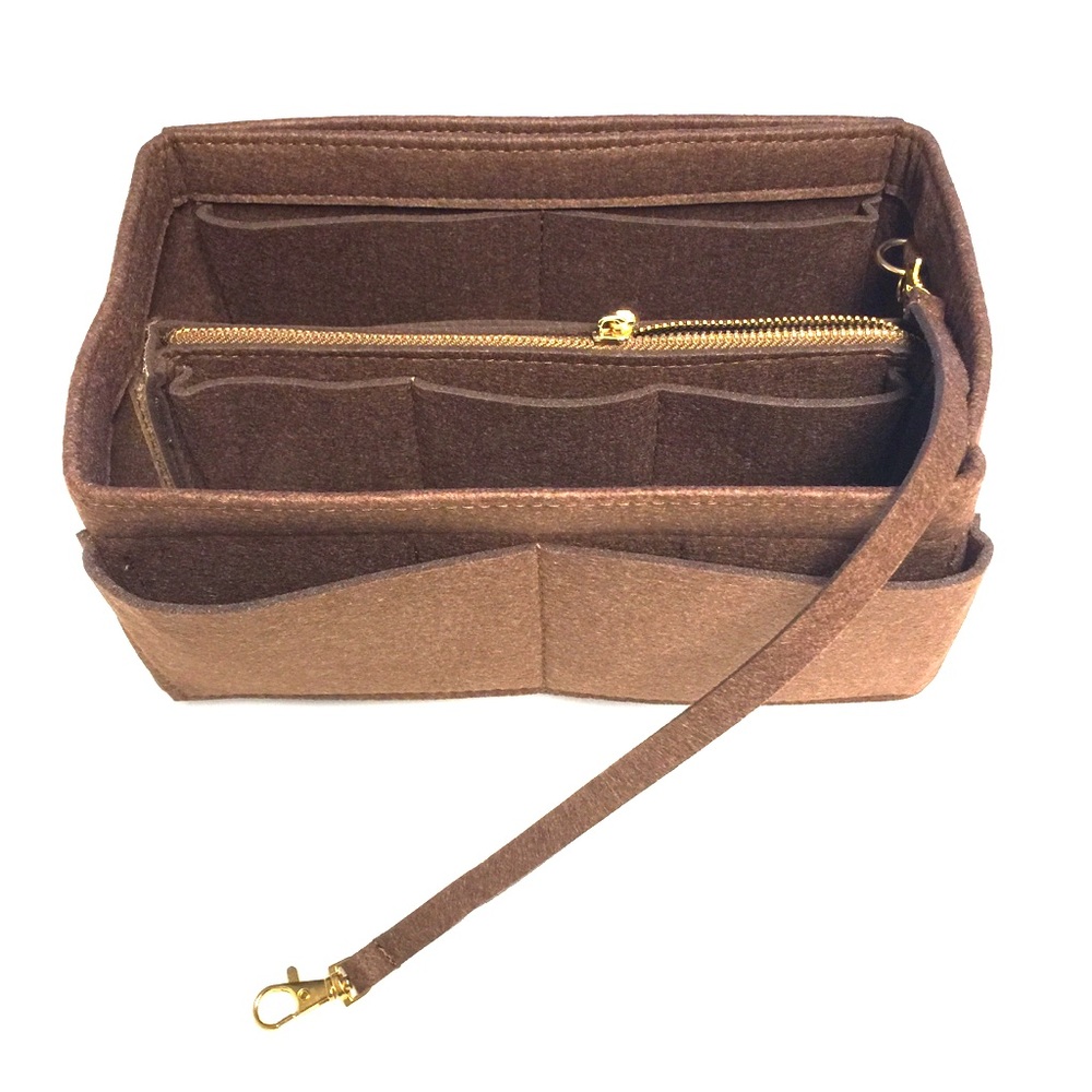 ❤️Dark Brown Neverfull MM/Speedy35 organizer❤️